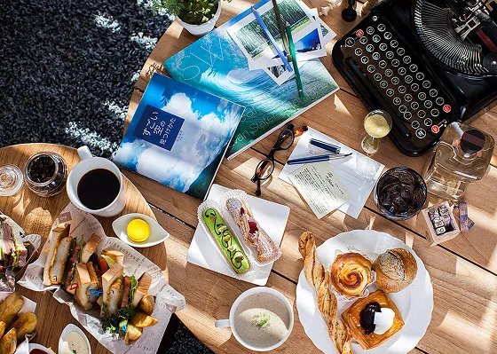 「風待ちテラス」カフェエリア